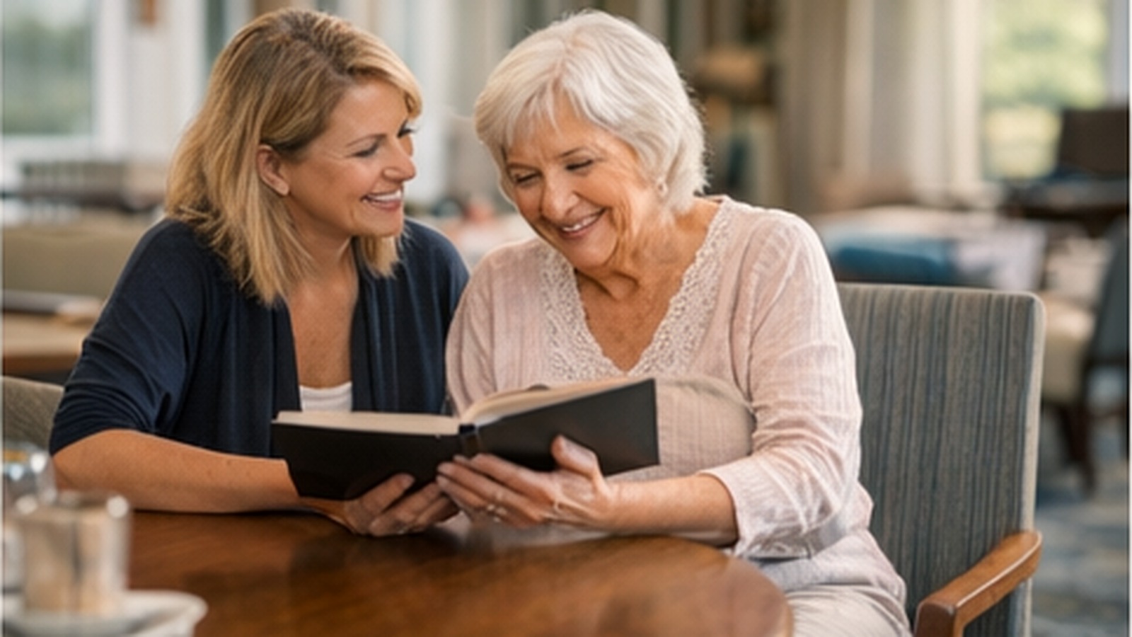 Illustration representing assisted living decision support